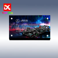 Display King - Acrylic display plaque for LEGO® Mercedes-AMG F1 W14 E Performance 42171
