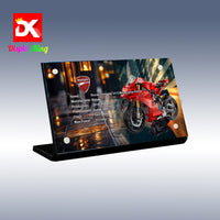 Display King - Acrylic display plaque for Lego Ducati Panigale V4 S Motorcycle 42202
