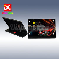 Display King - Acrylic display plaque for LEGO® Ferrari SF-24 F1 Car 42207
