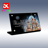 Display King - Acrylic display plaque for Lego Beauty and the Beast Castle 43263
