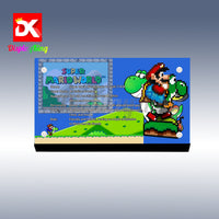 Display King - Acrylic display plaque for Lego Super Mario World: Mario & Yoshi 71438
