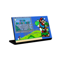 Display King - Acrylic display plaque for Lego Super Mario World: Mario & Yoshi 71438
