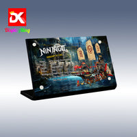 Display King - Acrylic display plaque for LEGO® The Temple Bounty 71848
