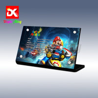 Display King - Acrylic display plaque for Lego Mario Kart 72037