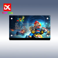 Display King - Acrylic display plaque for Lego Mario Kart 72037