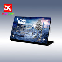 Display King - Acrylic display plaque for Lego Hoth AT-ST 75322
