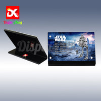 Display King - Acrylic display plaque for Lego Hoth AT-ST 75322
