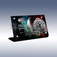 Display King - Acrylic display plaque for Lego Emperor's Throne Room Diorama 75352
