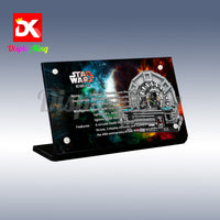 Display King - Acrylic display plaque for Lego Emperor's Throne Room Diorama 75352