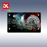 Display King - Acrylic display plaque for Lego Emperor's Throne Room Diorama 75352
