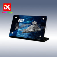 Display King - Acrylic display plaque for Lego Imperial Star Destroyer 75394
