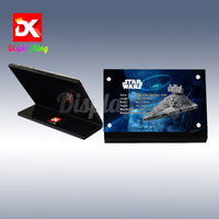 Display King - Acrylic display plaque for Lego Imperial Star Destroyer 75394
