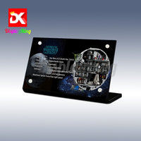 Display King - Acrylic display plaque for LEGO® Death Star 75419
