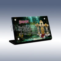 Display King - Acrylic display plaque for Lego Mummy Museum Mystery 75900
