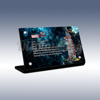 Display King - Acrylic display plaque for LEGO® Daily Bugle 76178
