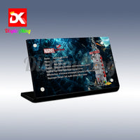 Display King - Acrylic display plaque for LEGO® Daily Bugle 76178
