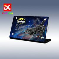 Display King - Acrylic display plaque for LEGO® Batman Forever Batmobile 76304