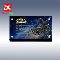 Display King - Acrylic display plaque for LEGO® Batman Forever Batmobile 76304
