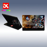 Display King - Acrylic display plaque for LEGO® Captain America: Civil War Action Battle 76314
