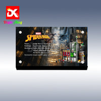 Display King - Acrylic display plaque for LEGO® Spider-Man vs. Oscorp 76324
