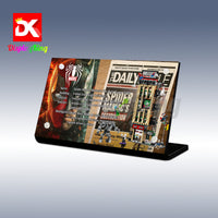 Display King - Acrylic display plaque for LEGO® Spider-Man vs. Mysterio: The Daily Bugle 76342
