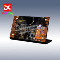 Display King - Acrylic display plaque for Lego Diagon Alley: Weasleys' Wizard Wheezes 76422
