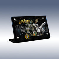 Display King - Acrylic display plaque for Lego Harry Potter Buckbeak 76427
