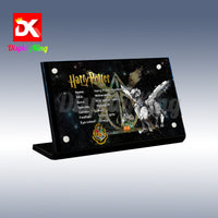 Display King - Acrylic display plaque for Lego Harry Potter Buckbeak 76427
