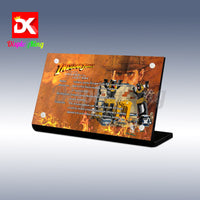 Display King - Acrylic display plaque for Lego Escape from the Lost Tomb 77013
