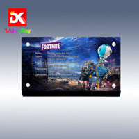 Display King - Acrylic display plaque for LEGO® Battle Bus 77073

