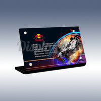 Display King - Acrylic display plaque for LEGO® Red Bull Formula 1 Race Car
