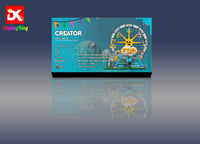 Display King - Acrylic display plaque for Lego Ferris Wheel 31119
