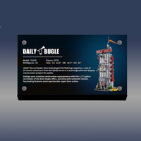 Display King - Acrylic display plaque for Lego Daily Bugle 76178