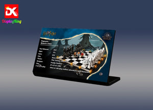 Display King - Acrylic display plaque for Lego Hogwarts™ Wizard's Chess 76392