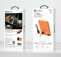 sky Maxguard F15 5000 mah 3-in-1 Wireless Charging Power Bank
