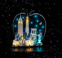 Brick Shine GC Light Kit for LEGO® New York City – The Big Apple 21066
