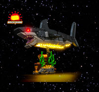 Brick Shine GC Light Kit for LEGO® Fierce Shark with a Treasure Chest 31381

