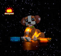 Brick Shine GC Light Kit for LEGO® Cute Animals: Playful Puppy Dog 31382
