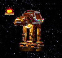 Brick Shine GC Light Kit for LEGO® Gingerbread AT-AT Walker 40806
