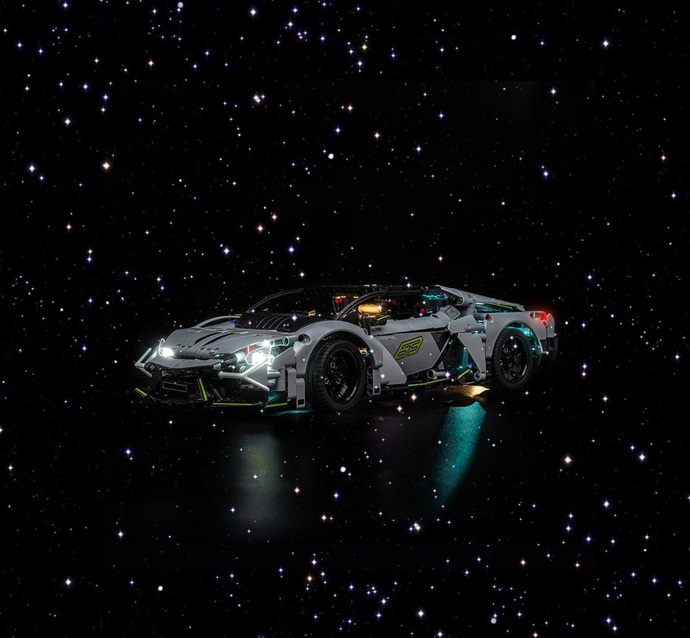 Brick Shine GC Light Kit for LEGO® Lamborghini Revuelto Super Sports Car 42214