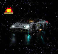 Brick Shine GC Light Kit for LEGO® Lamborghini Revuelto Super Sports Car 42214
