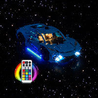 Brick Shine GC Light Kit for LEGO® Chevrolet Corvette Stingray Blue 42217