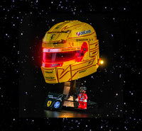 Brick Shine GC Light Kit for LEGO® Scuderia Ferrari HP Lewis Hamilton Helmet 43022
