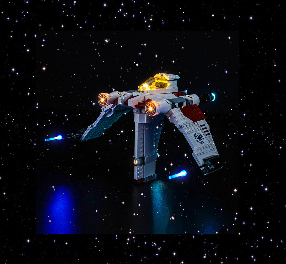 Brick Shine GC Light Kit for LEGO® V-19 Torrent Starfighter 75432