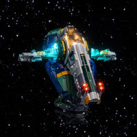 Brick Shine GC Light Kit for LEGO® star wars jango Fett's starship 75433