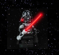Brick Shine GC Light Kit for LEGO® Up-Scaled Darth Vader Minifigure 75461
