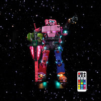 Brick Shine GC Light Kit for LEGO® Mecha Team Leader 77078