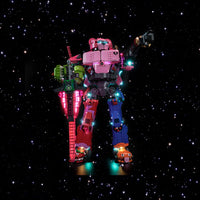Brick Shine GC Light Kit for LEGO® Mecha Team Leader 77078