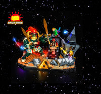 Brick Shine GC Light Kit for LEGO® Ocarina of Time – The Final Battle 77093
