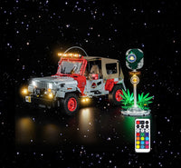 Brick Shine GC Light Kit for LEGO® Jurassic Park Jeep Wrangler 77984
